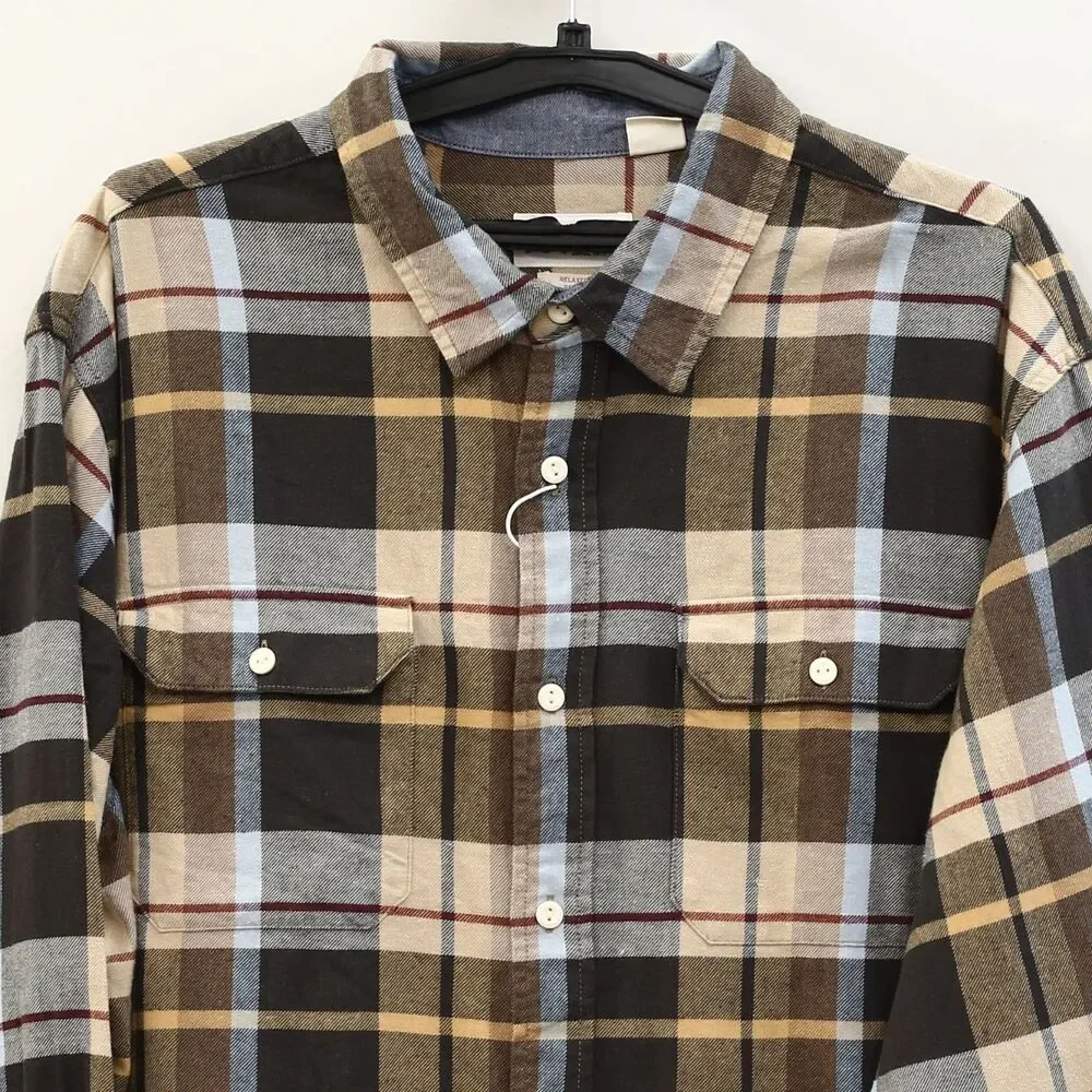 Levi's Men's Relaxed Fit Plaid Flannel Buttondown Shirt Long Sleeve XXL 289979